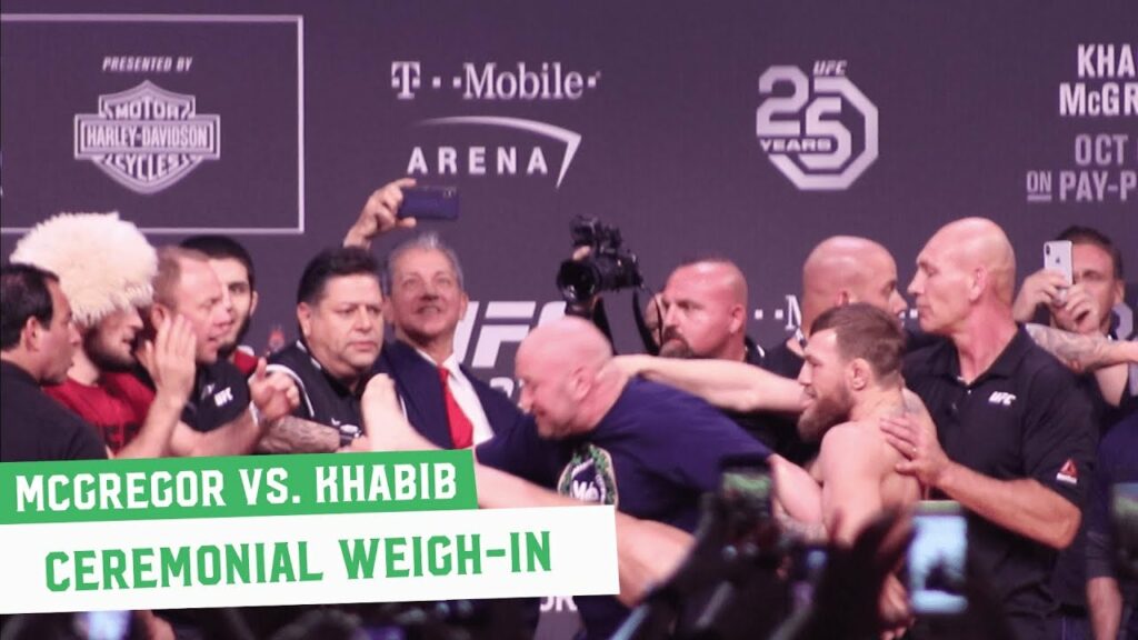 Conor McGregor vs. Khabib Nurmagomedov || Ceremonial Weigh-Ins