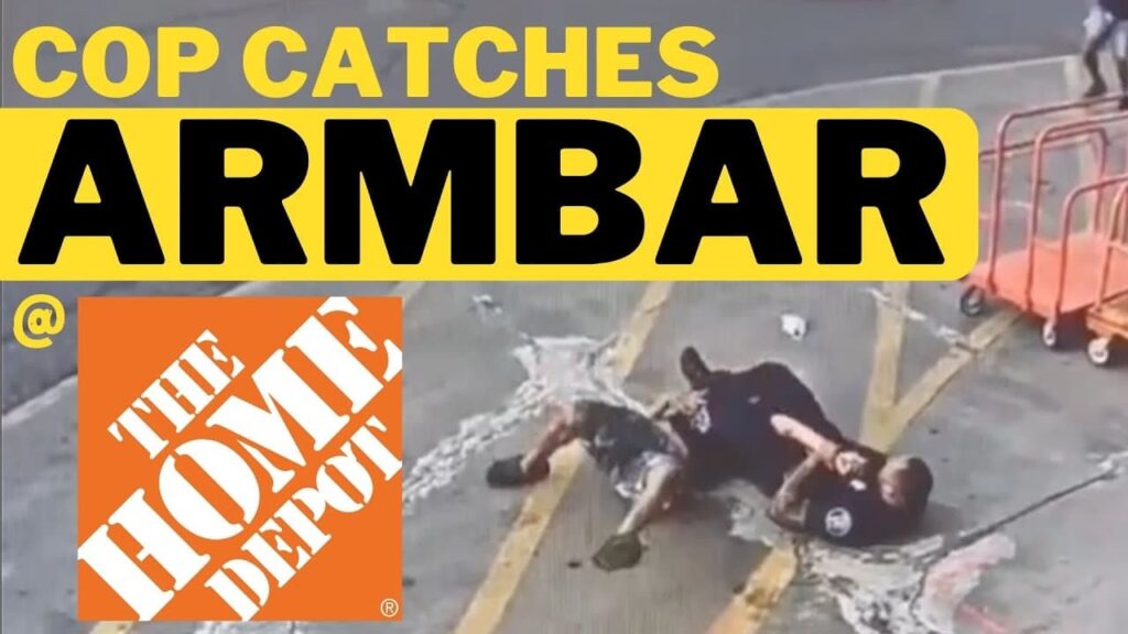 Cop Catches Armbar at Home Depot