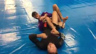 Craig Jones heel hook from z guard