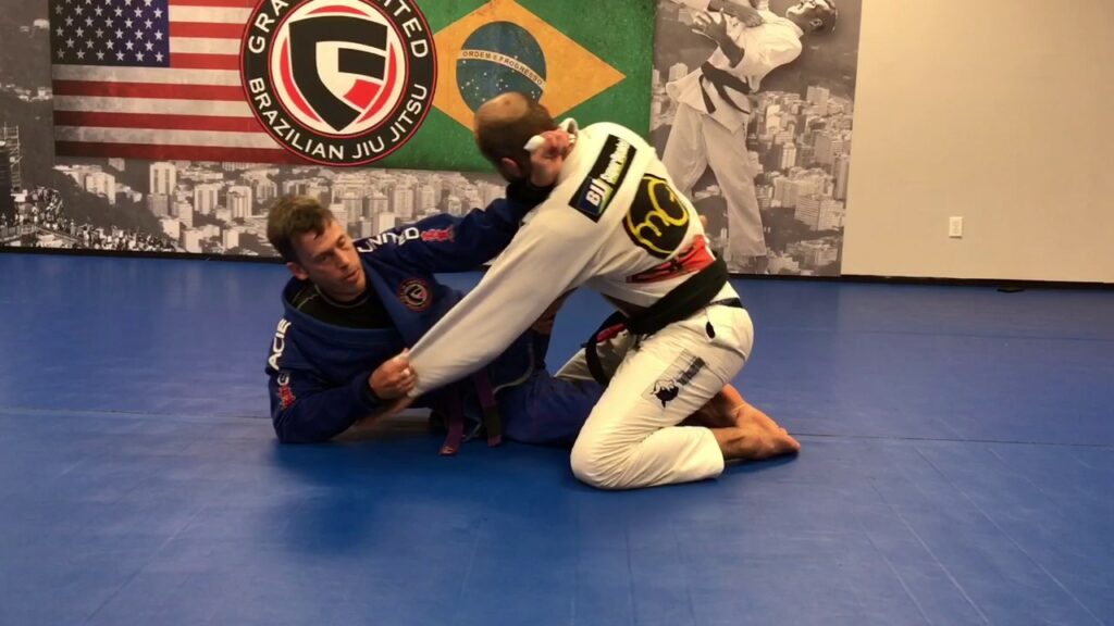 Crazy Lapel Choke From A Purple Belt