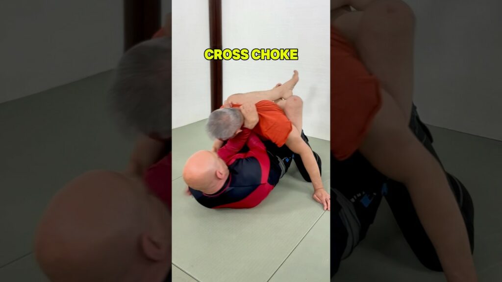 Cross Choke with Your Opponent’s T-Shirt