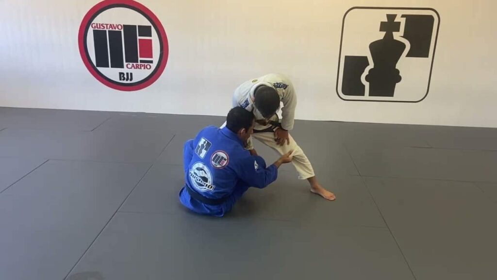 Cross Sleeve Sit Up Guard Sweep to Folding Pass