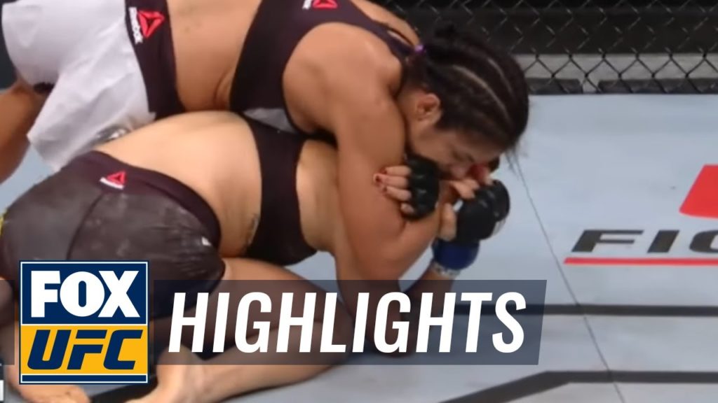 Cynthia Calvillo submits Poliana Botelho | HIGHLIGHTS | UFC FIGHT NIGHT