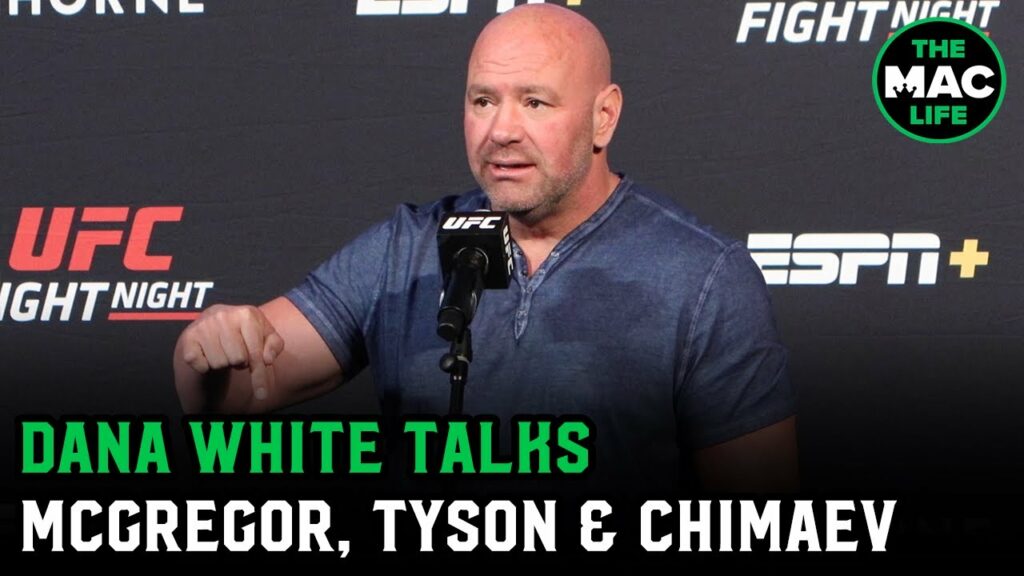 Dana White: ‘Conor McGregor was saying “I accept” to Khamzat Chimaev'