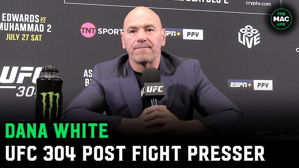 Dana White: 'I’m never upping the f****g bonuses again' | UFC 304 Post Fight Press Conference