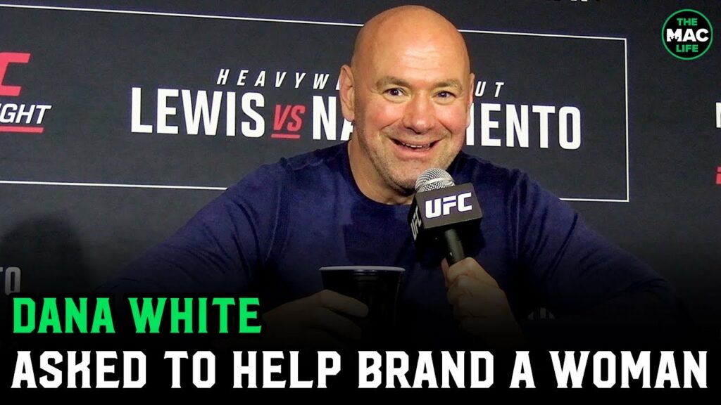 Dana White asked to help brand a woman reporter: "Oh you into some s***"