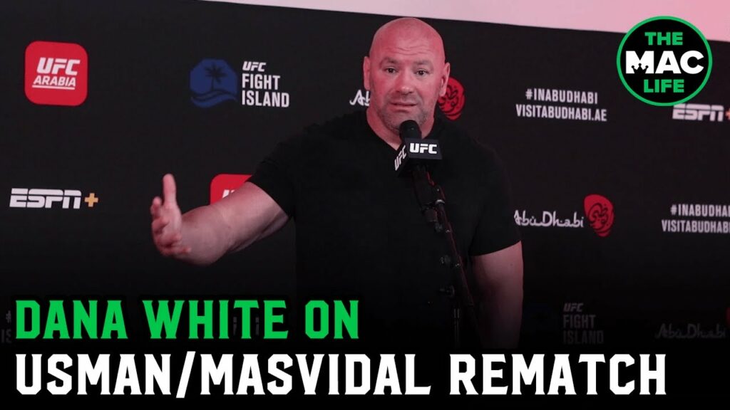 Dana White says no to immediate Kamaru Usman/Jorge Masvidal rematch: "Gilbert Burns is next"