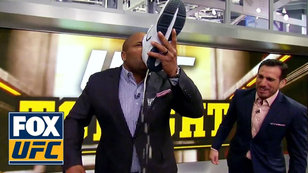 Daniel Cormier does a shoey | UFC TONIGHT