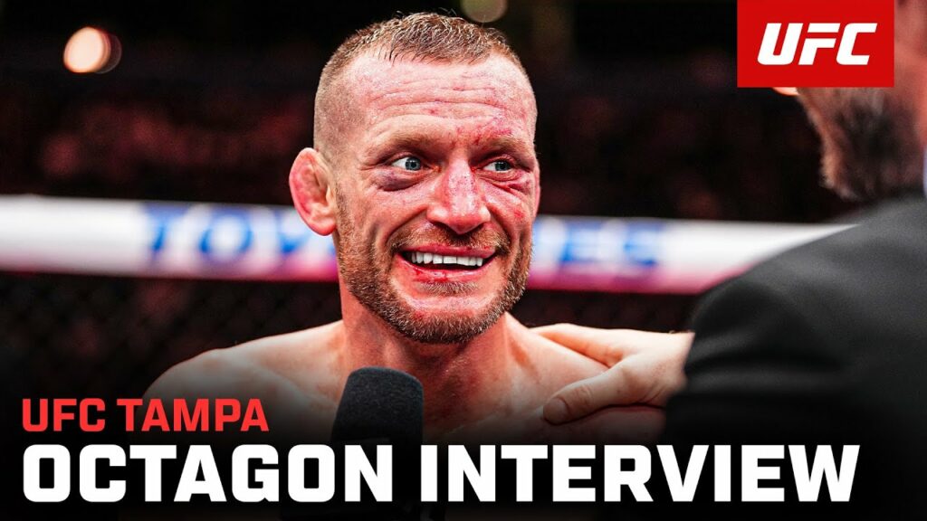 Davey Grant Octagon Interview | UFC Tampa