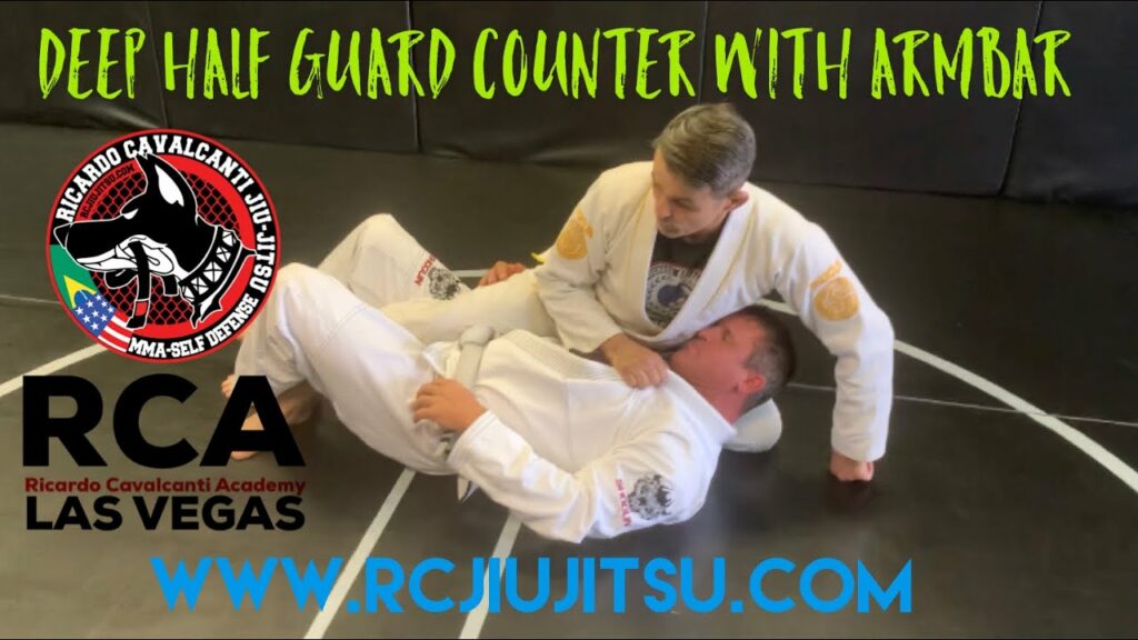 Deep Half Guard counter with Armbar