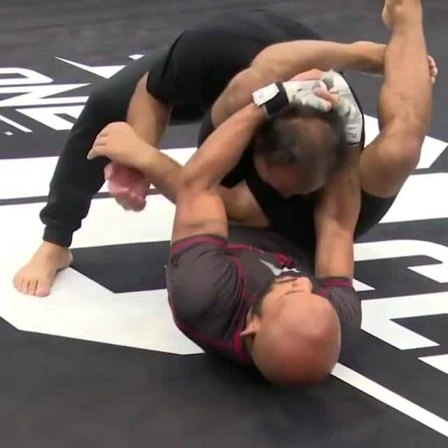 Demetrious Johnson with a special signature submission