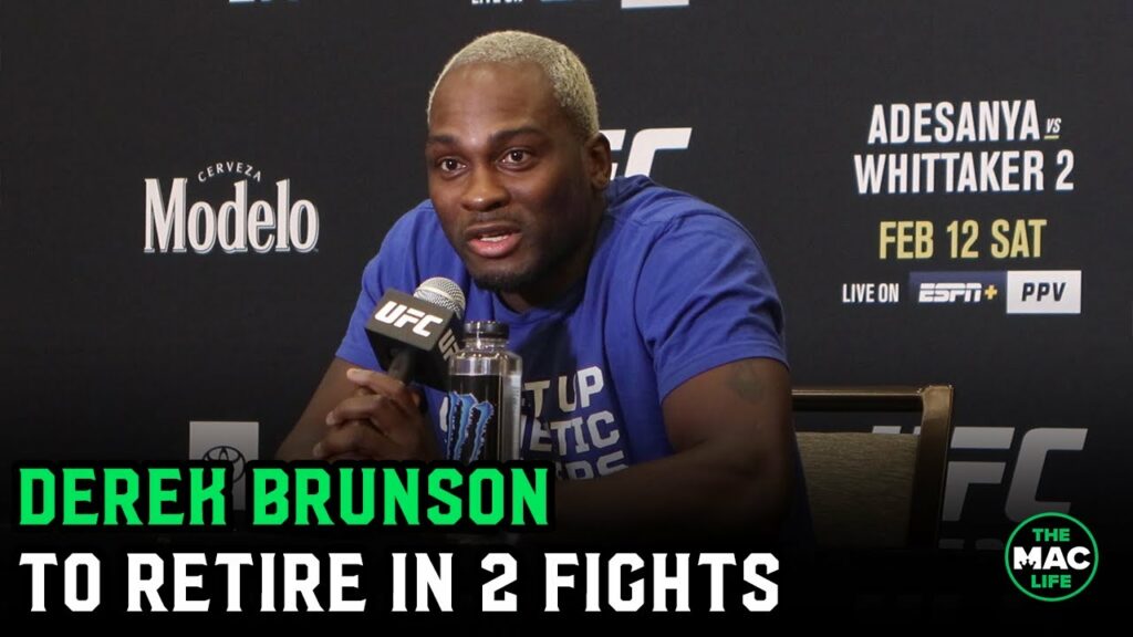 Derek Brunson: 'I'm retiring in two fights win or lose'