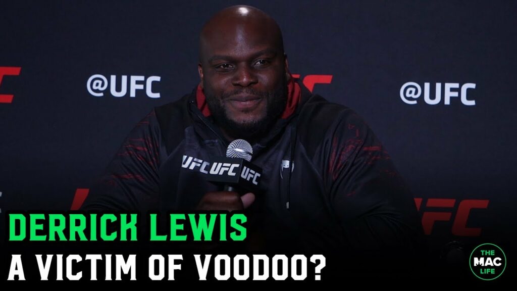 Derrick Lewis: "I think somebody out there doing Voodoo on me. Maybe it's the media."