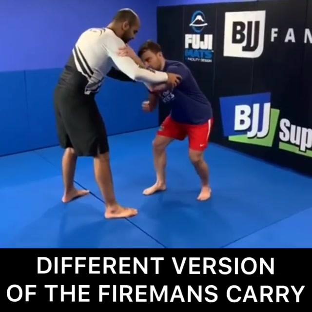 Different version of the firemans carry