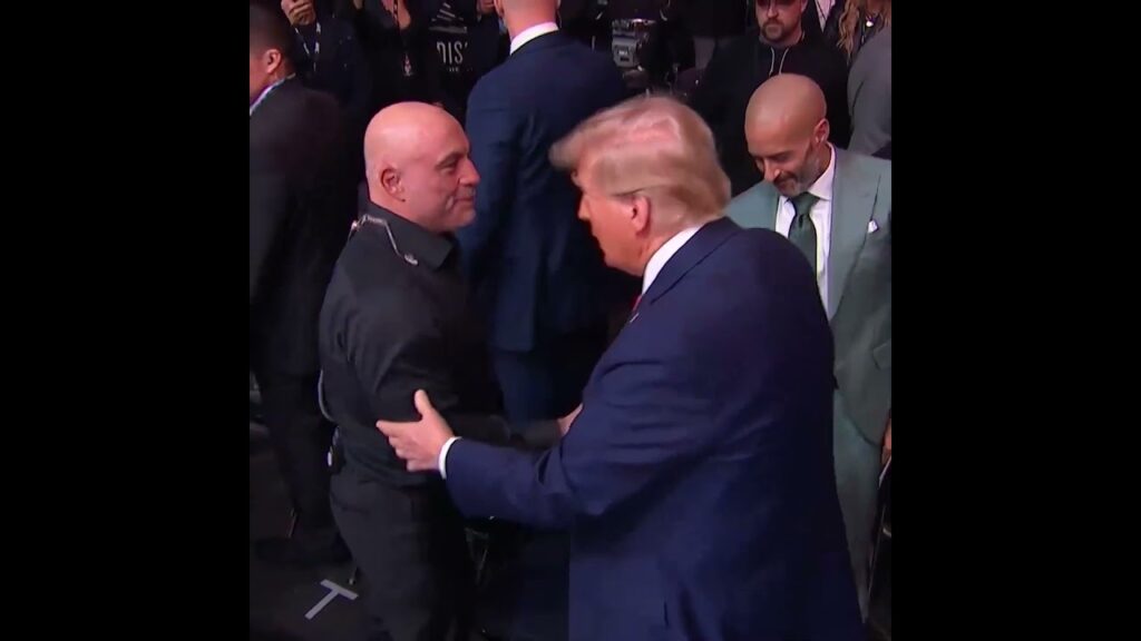 Donald Trump and Joe Rogan reunite! 🫡🇺🇸 #ufc309