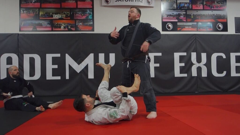 Double Collar Grip Escape from Closed Guard by Coach John Sheridan