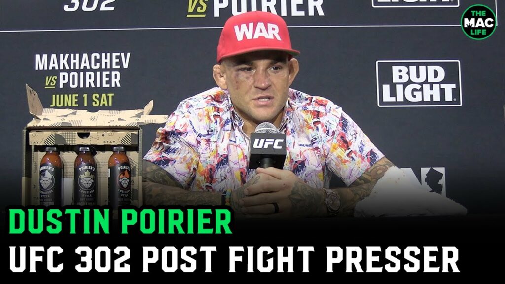 Dustin Poirier on Islam Makhachev loss: 'I think this might be it for me' | UFC 302 Post Presser