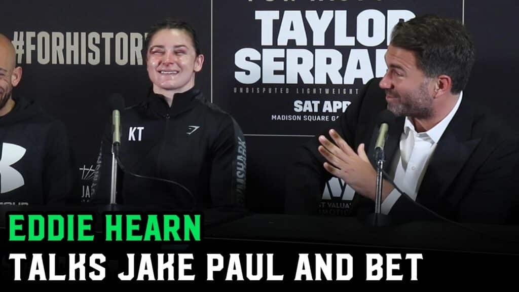 Eddie Hearn on Jake Paul: “Sometimes he doesn’t know where he is”