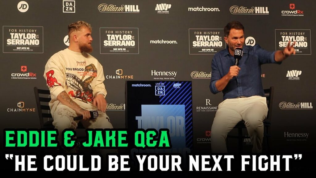 Eddie Hearn to Jake Paul: ‘That old fan could be your next fight’