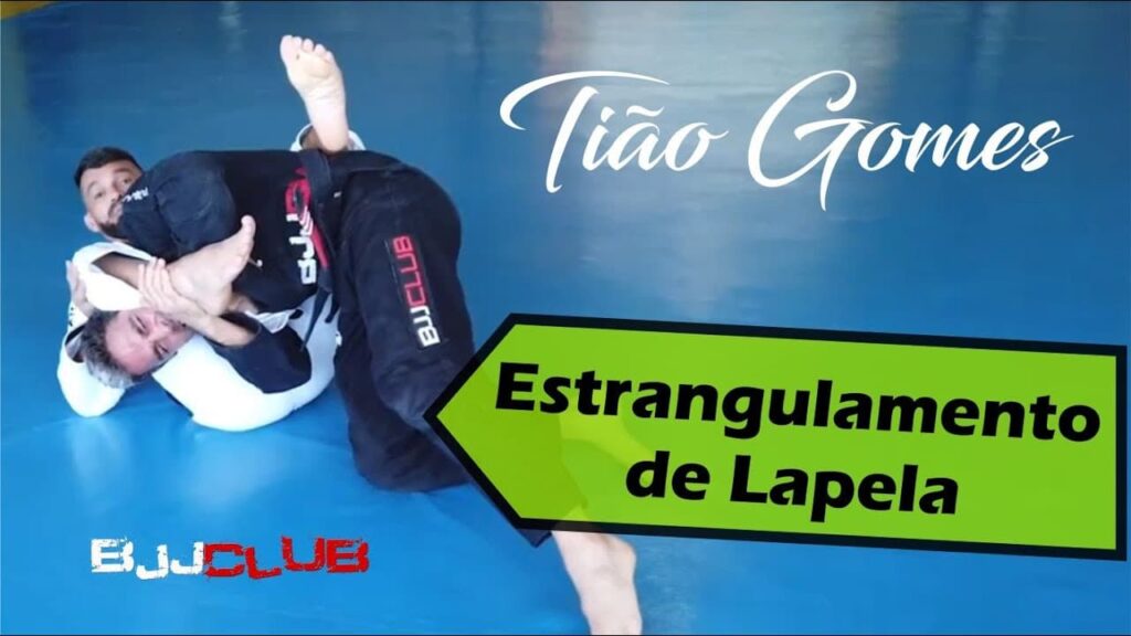 Estrangulamento de Lapela com Tião Gomes - Jiu Jitsu - BJJCLUB