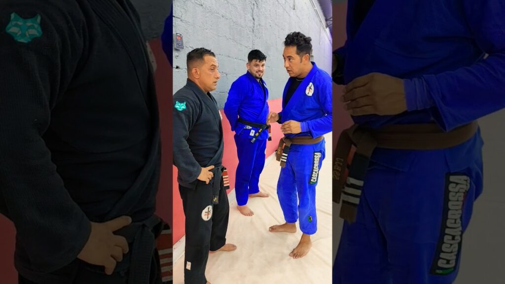 Faixa marrom ousado quis ganhar no grito #bjj #jiujitsu