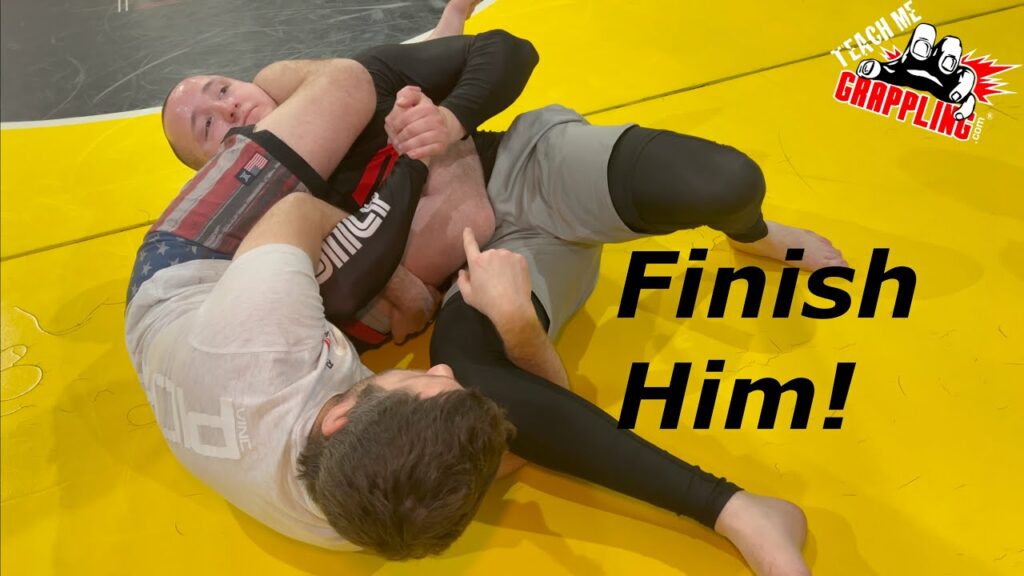 Finishing the Armbar with Leg Control