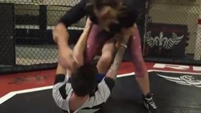 Former UFC fighter Miesha Tate completely destroy 4 guys back to back