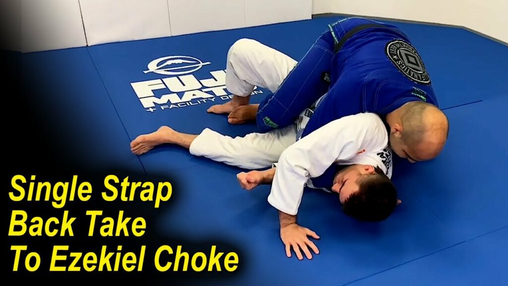 From The Single Strap Jiu Jitsu Back Take To The BJJ Ezekiel Choke by Bernardo Faria