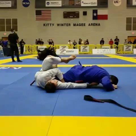 From a foot lock to the back!
 #Repost @ibjjf
 ・・・
 Great choke by Richar Nogueir...