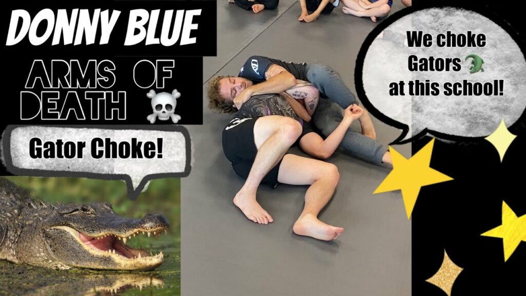 Front Headlock to Gator Choke