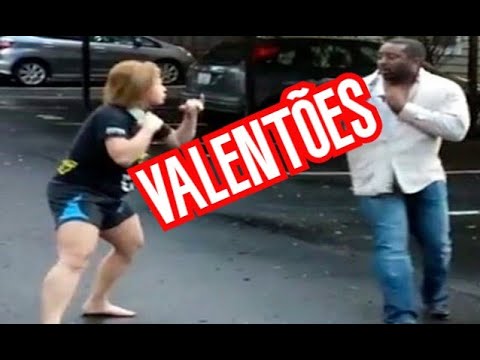 GAROTA SALVA O NAMORADO DE DOIS VALENTÕES