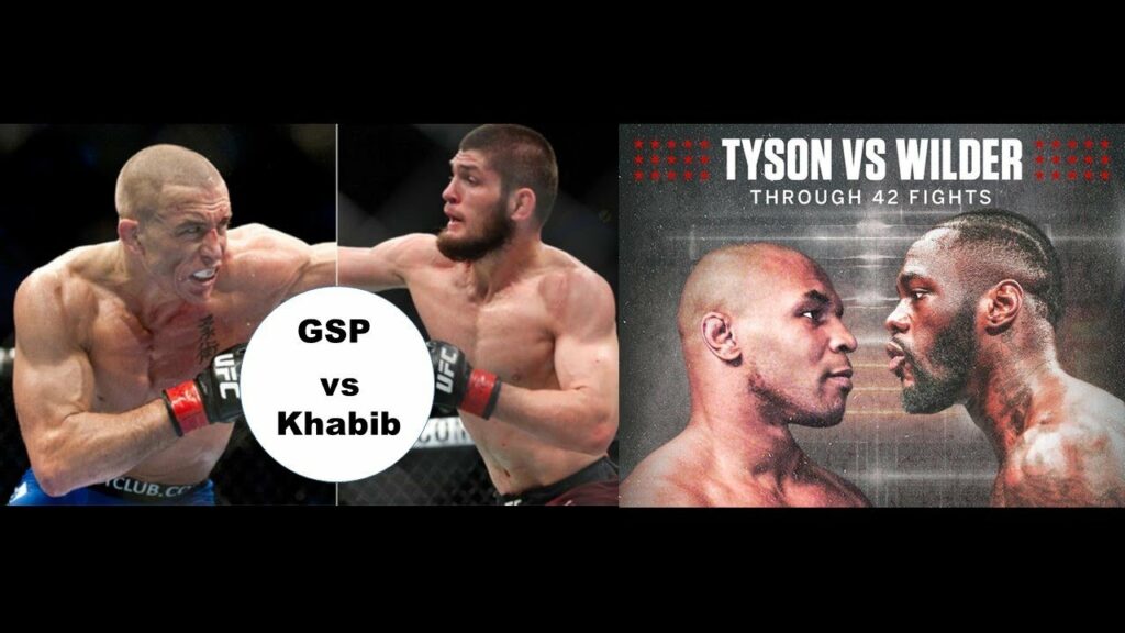 GSP vs Khabib easy fight? Tyson vs wilder, learnign bjj on the internet