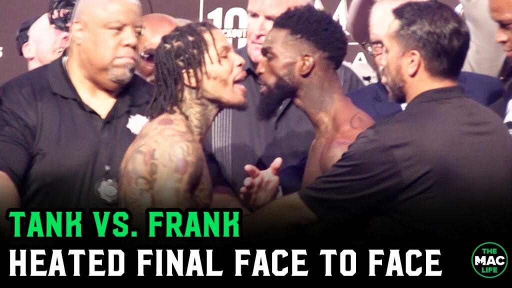 Gervonta Tank Davis vs. Frank Martin HEATED Final Face To Face