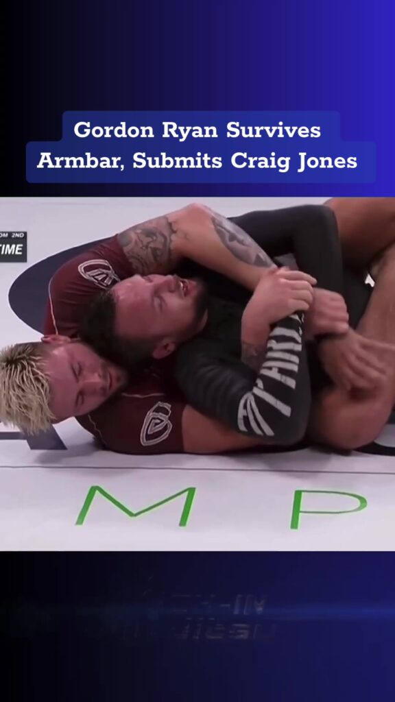 Gordon Ryan Survives Armbar Attempt from Craig Jones, Submits Craig Jones.