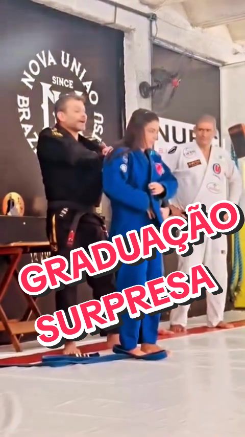 Graduação Surpresa     -  Suprise promote    . . Vídeo:   .  Estude Jiu-Jitsu