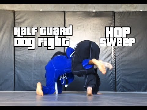 Half Guard Dog Fight Hop Sweep