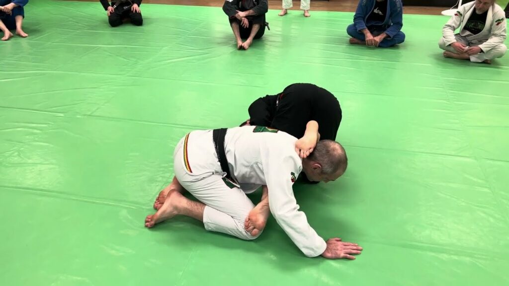 Half Guard Kimura: Taking the Back After the Belly Down Armbar Attempt