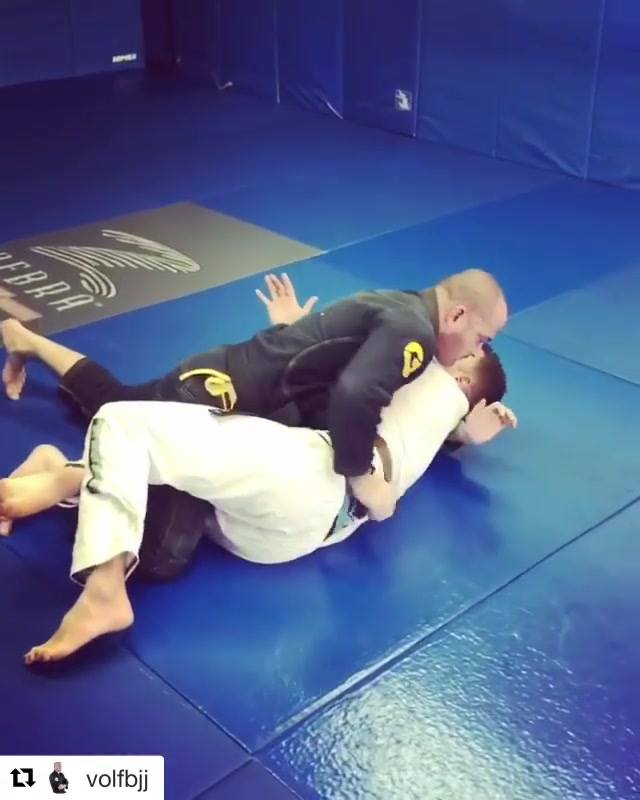 Half Guard sweeps by @volfbjj