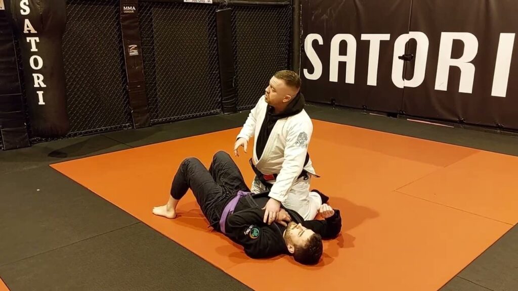 Head and Arm Choke From Mount