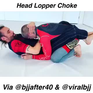 Head looper choke by the Awesome Via @viralbjj BJJ After 40    OutlastBJJ