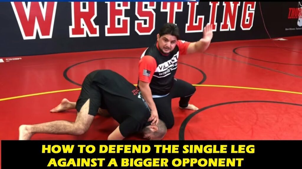 How To Defend The Single Leg Against A Bigger Opponent by Angel Cejudo