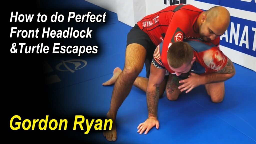 How To Do The Perfect Front Headlock And Turtle Escapes by Gordon Ryan