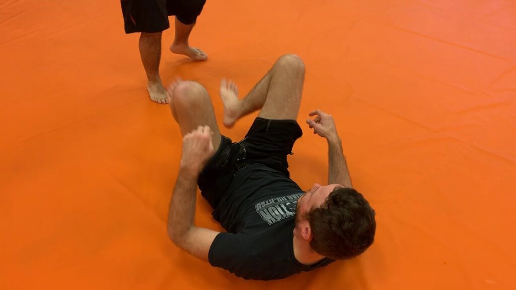 How to Counter a Leg Drag with a Footlock