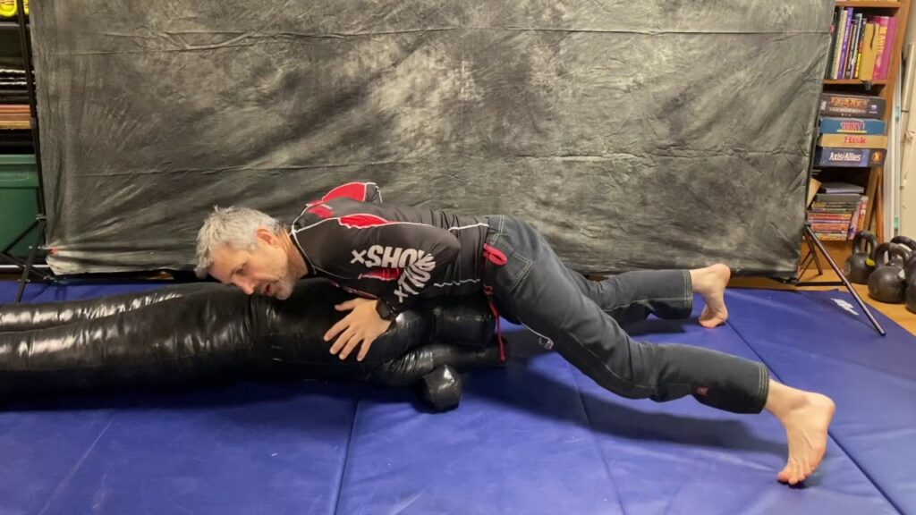 How to do the Sprawl for BJJ Solo Training with a Dummy