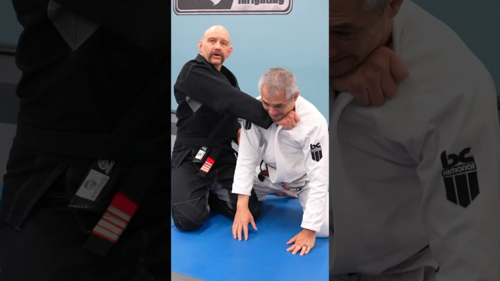 How to do the clock choke in BJJ