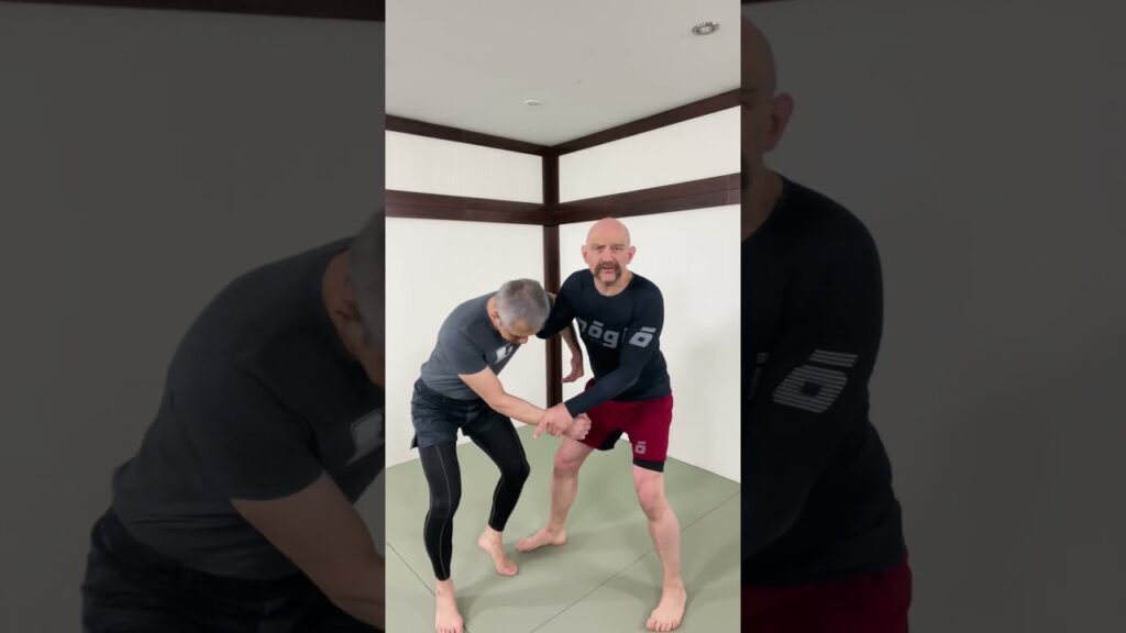 How to take someone down if you’re slow.  If you can’t shoot then you have to pummel in the clinch