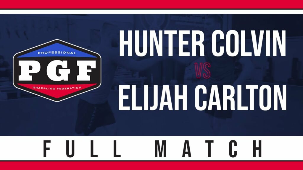 Hunter Colvin (BJJ Black Belt) vs Elijah Carlton (BJJ Brown Belt) - PGF Full Match