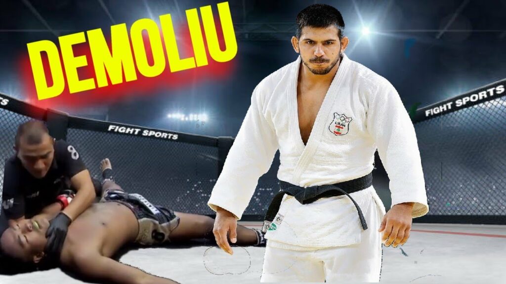 JUDOCA PARTE PRA CIMA DE LUTADOR DE MMA E DESTROI O CARA