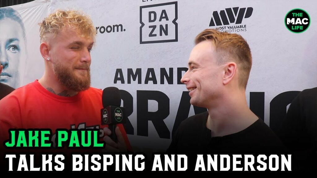 Jake Paul: "I would like to DO Michael Bisping; Let's see how tough you are'; Open to Anderson Silva