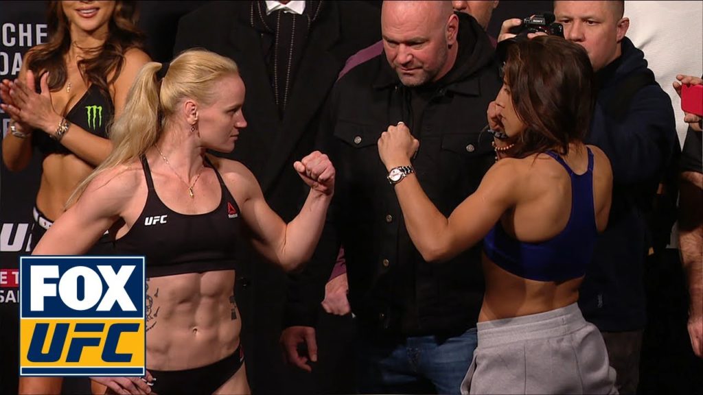 Joanna Jędrzejczyk faces off with Valentina Shevchenko | WEIGH-IN | UFC231